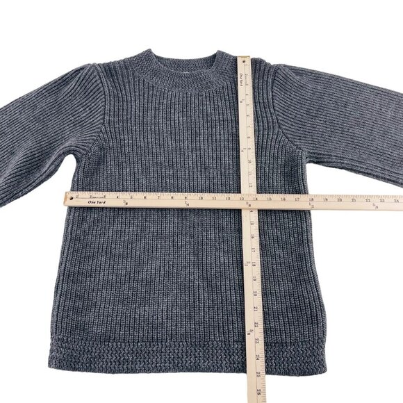 Oriana Womens Large Gray Alpaca Wool & Acrylic Knit Sweater Made In Italy - Picture 3 of 5